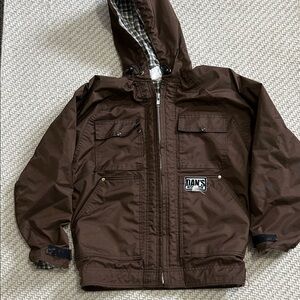 Dan’s Briarproof Sportsman’s Choice Hooded Coat. Size Small 
Style 401